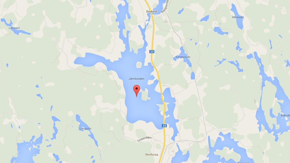 Sjön Järnlunden utanför Linköping.